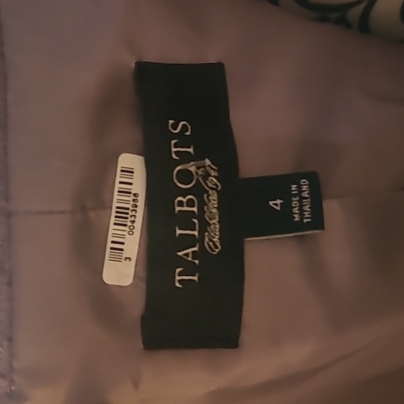 Talbots sz 4 lavendar wool alpaca mohair blend soft gorgeous blazer jacket zip - Picture 6 of 7